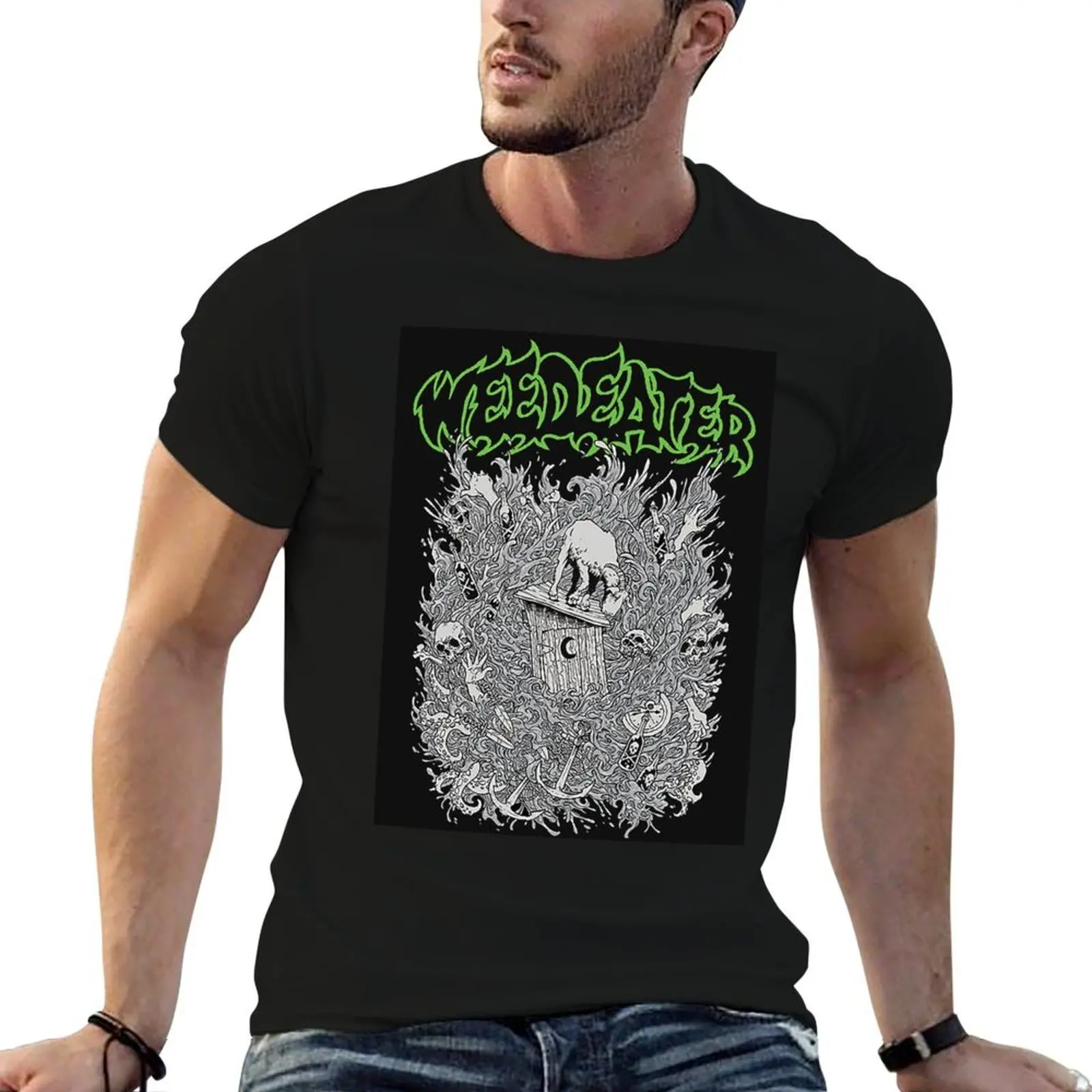 

graphic Weedeater t summer T-Shirt man shirt shirt t high man t cotton quality shirts
