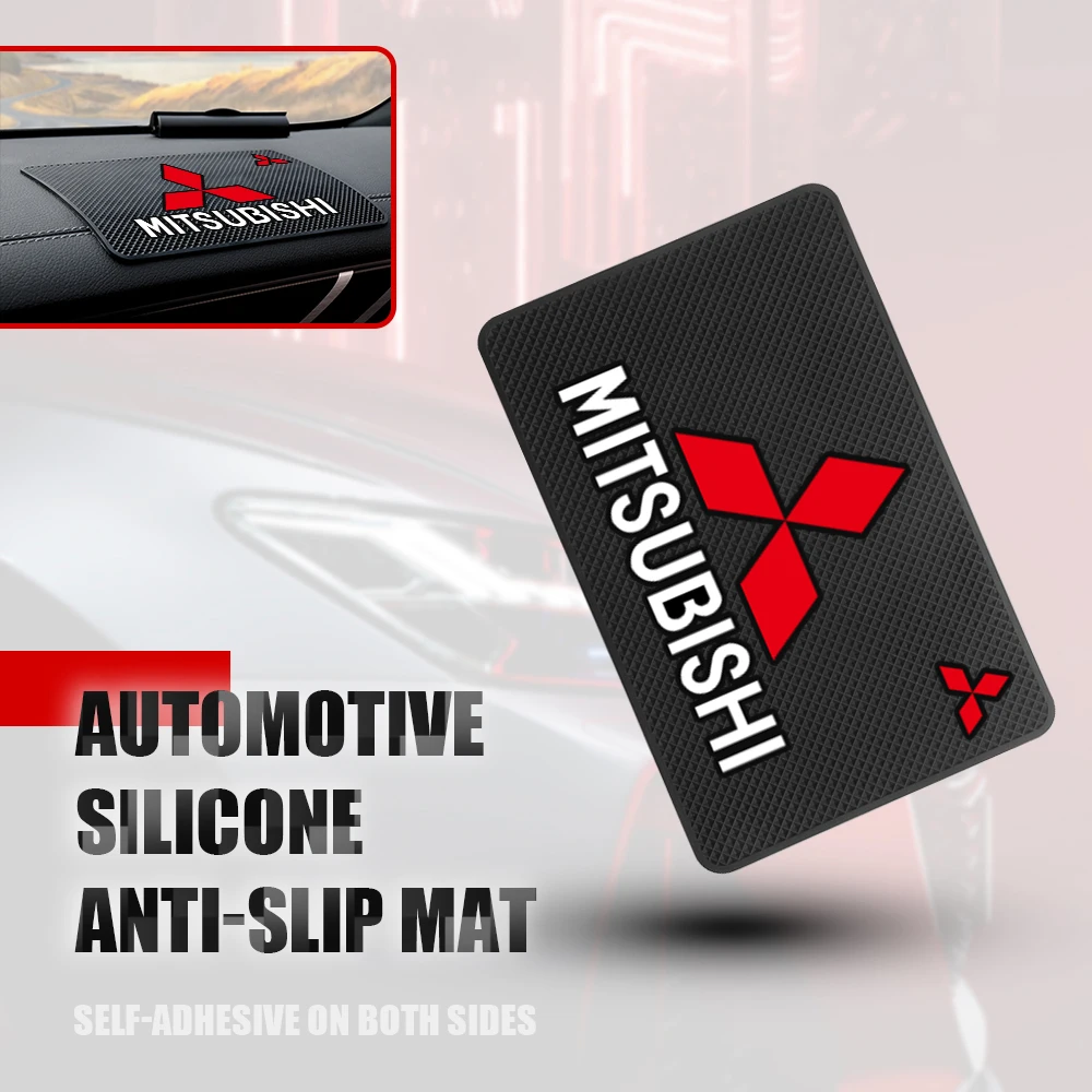 

Car Anti Slip Mat Phone Holder Silica Gel Non-Slip Mat For Mitsubishi Pajero Outlander XL Montero Lancer Triton l200 Evo ASX