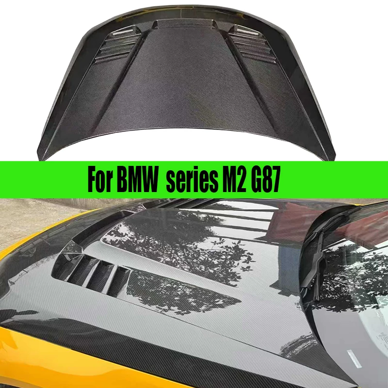 

Карбоновый капот для BMW M2 G87 2022+ из кованого карбона, крышка двигателя, накладка на капот, автомобильные аксессуары