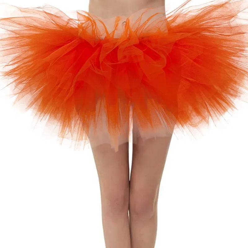 

Cute Pettiskirt Adult Female Tutu Skirt 5 Layered Tutu Mini Ball Gown Skirt Women Lady's Tulle Princess Women Sexy Short Gifts
