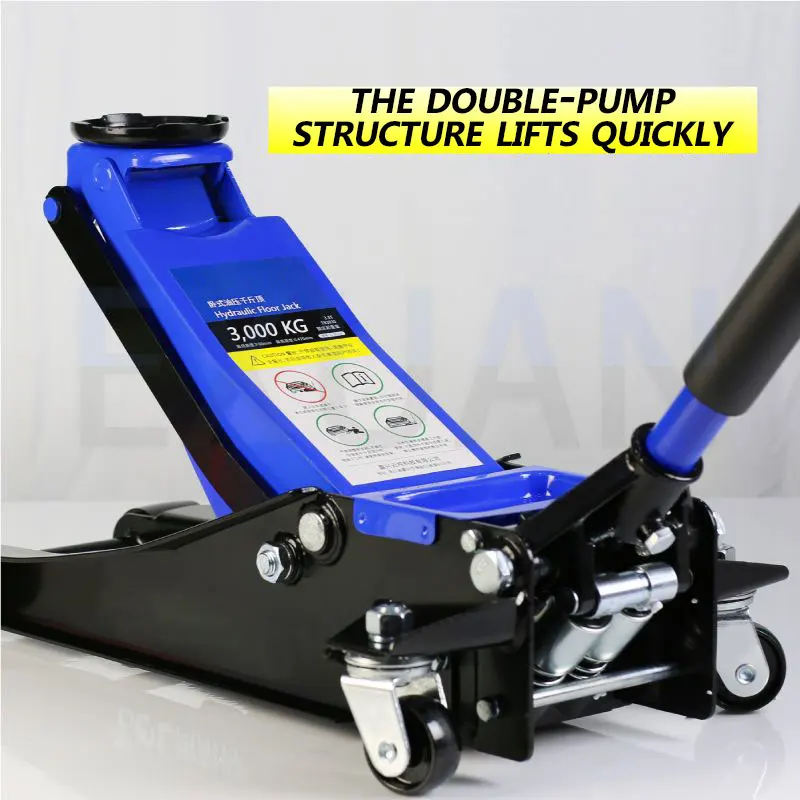 

Auto Repair Shop Small Car Truck Tire Changing Tool Car Lifting Jack 2T/2.5T/3T Horizontal Hydraulic Lifting Jack 4S Shop Lifter