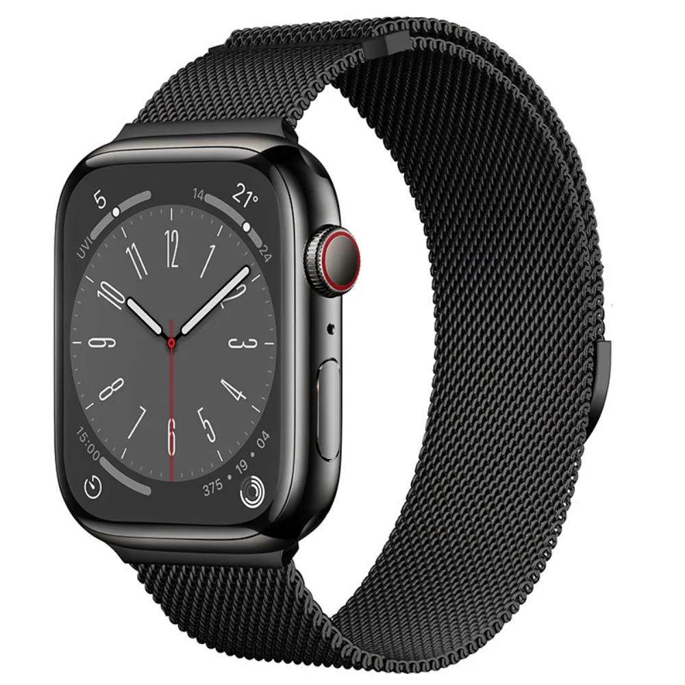 Metalen Milanese Band Voor Apple Watch 10 46Mm 42Mm Ultra 49Mm 9 8 7 45Mm 41Mm Ademende Polsband Voor Iwatch 6 5 4 Se 44Mm 40Mm