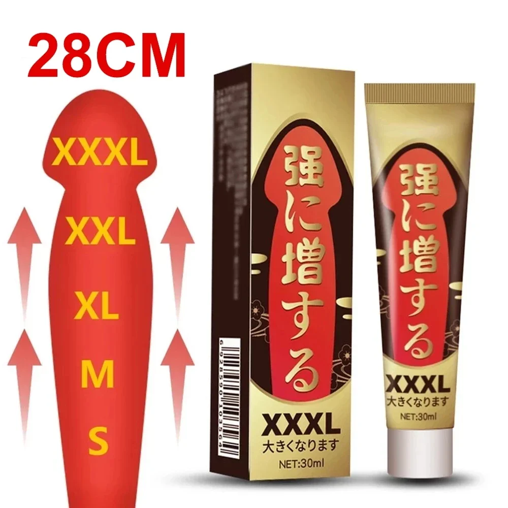 Lubricante Sexual para agrandar el pene, crema Sexual, aceite retardante, uso externo, rápido y efectivo, productos sexuales más grandes, 30ml