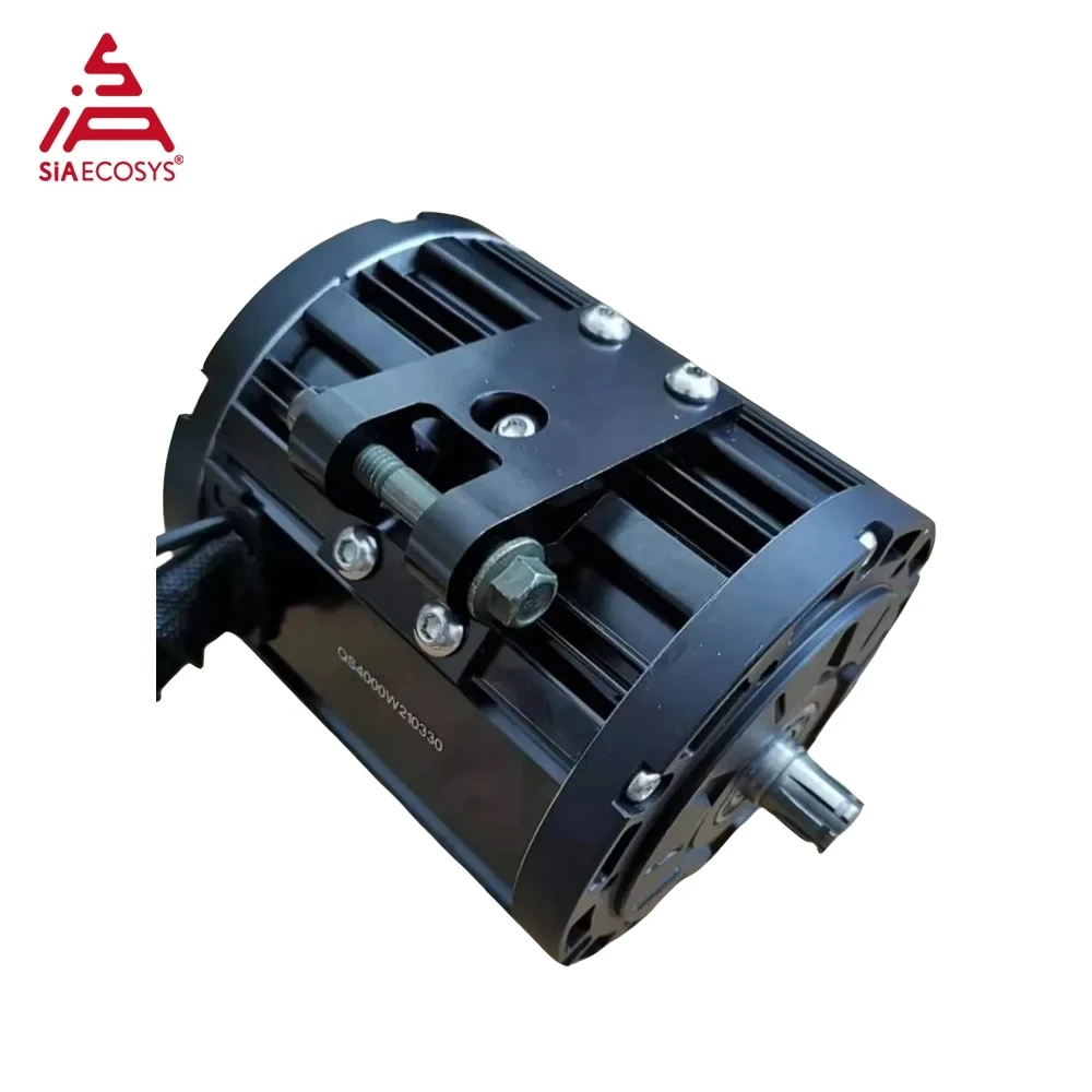 QSMOTOR QS138 4000W Mid Drive Electric Motor 7500W Max Continuous 72V 110KPH With Votol EM200-2SP Controller kit