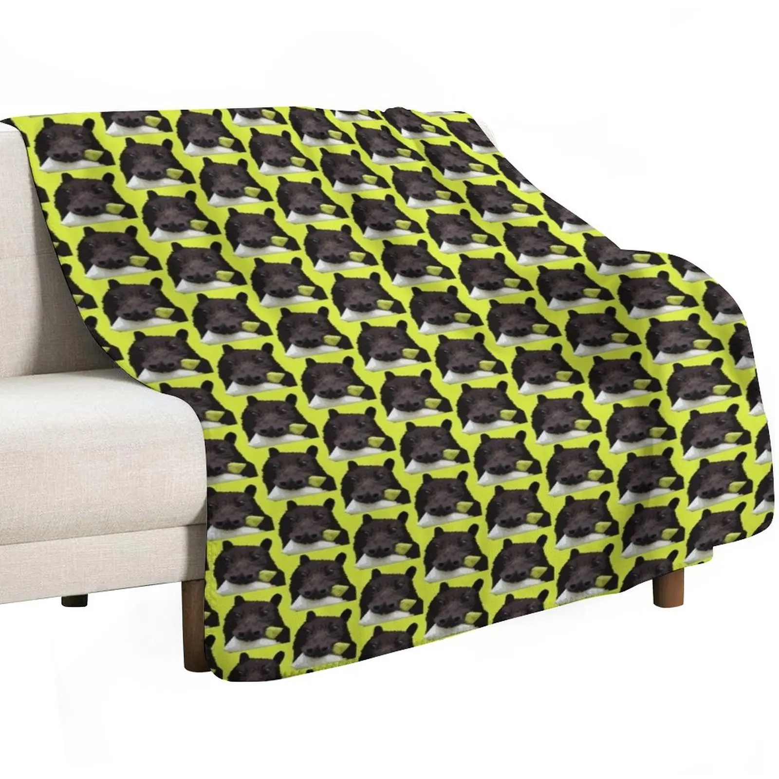 Batzilla- Margo's Pear Face Throw Blanket Thermals For Travel Luxury Decorative Beds For Baby Blankets #2