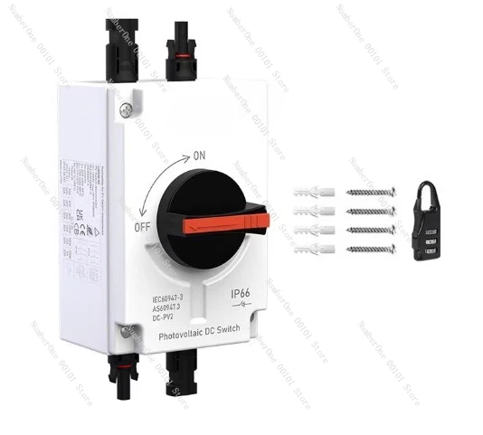 

Разъединитель постоянного тока для фотоэлектрических систем DC1000V32A, 4-полюсный, уличный, водонепроницаемый