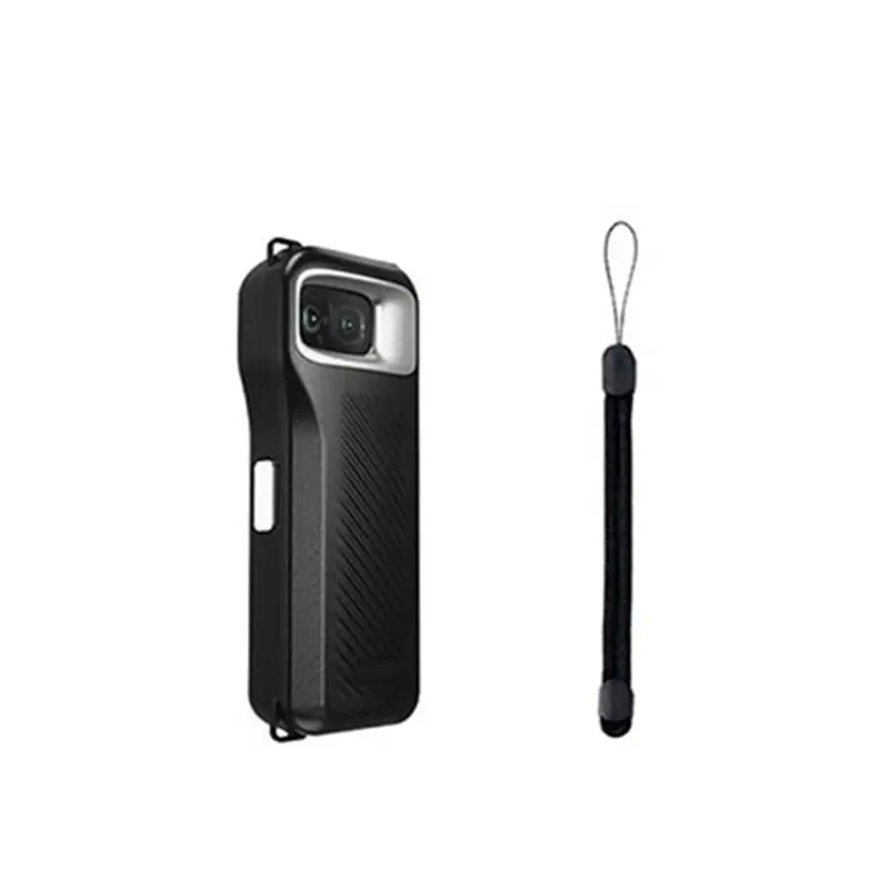 LXYB18B For DJI Pocket 4P Anti-Drop Flip Cover Water Resistant Storage Box Camera Shell With Lanyard For Outdoor Shooting