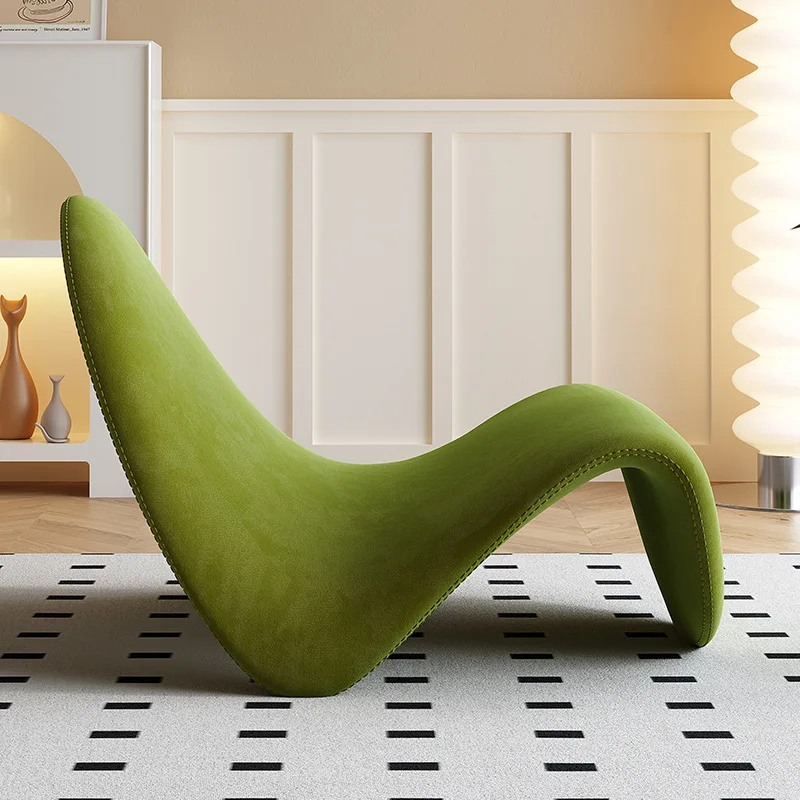 Langue nordique chaise simple ménage paresseux inclinable créatif moderne loisirs concepteur salon balcon chaise de loisirs