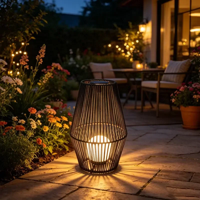 for  Solar Garden Light Outdoor Waterproof LED Landscape Lighting  Porch Tree Lawn Decoration