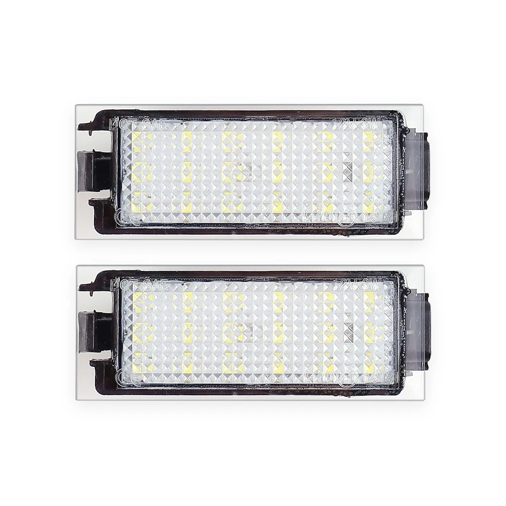 8200480127 Canbus LED Licence Number Plate Light For Renault Megane Laguna Clio Twingo MK2 MK3