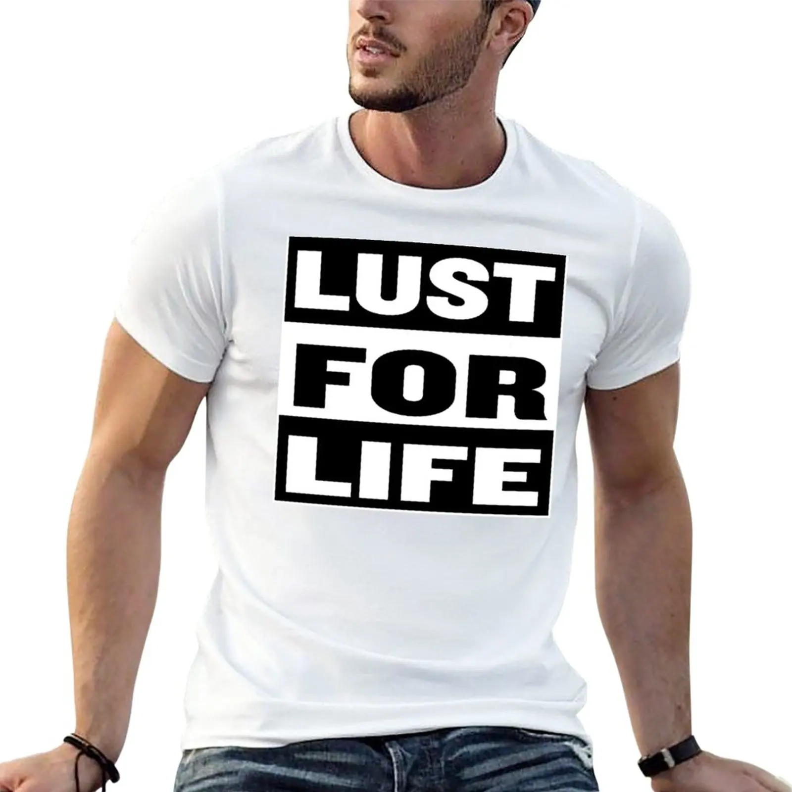 

New Lust for life T-Shirt kawaii clothes cute tops animal print shirt for boys sweat shirt t shirts men