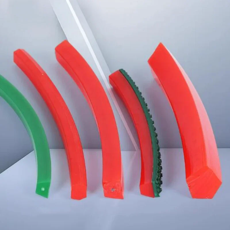 1/2M Red Connected Polyurethane Triangle Conveyor Belt PU Belt Polyurethane Industrial Drive Transmission Belts