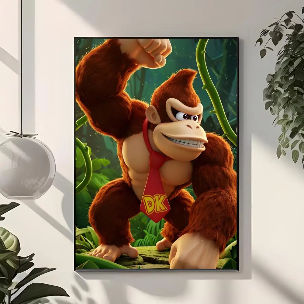 Game-Plattformer D-Donkey Kong Poster – Klassisches Wohninterieur & Moderne Wanddekoration, Kunstkollektion – Detail 11