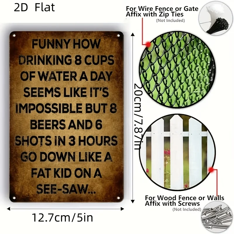2D Flat, 1pc Vintage 