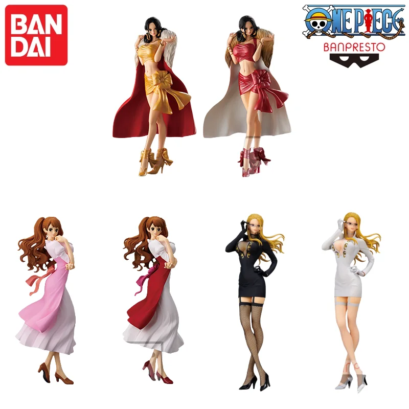 

In Stock Bandai Banpresto Original One Piece Glitter Glamours Charlotte Pudding Boa Hancock Kalifa Model Doll Brand New Boxed