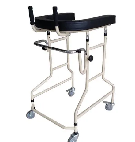 Lightweight Mobility Walking Aids Crutches Children Stainless Steel Pediatric Walker Gait Trainer for Disabled Person