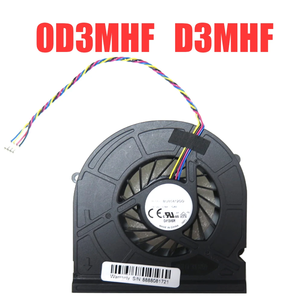 

Cooling Fan For DELL For Inspiron One 2020 0D3MHF D3MHF BUB0812DD-CJ62 DC12V 0.58A Compatible EF90201V1-C010-S99 New