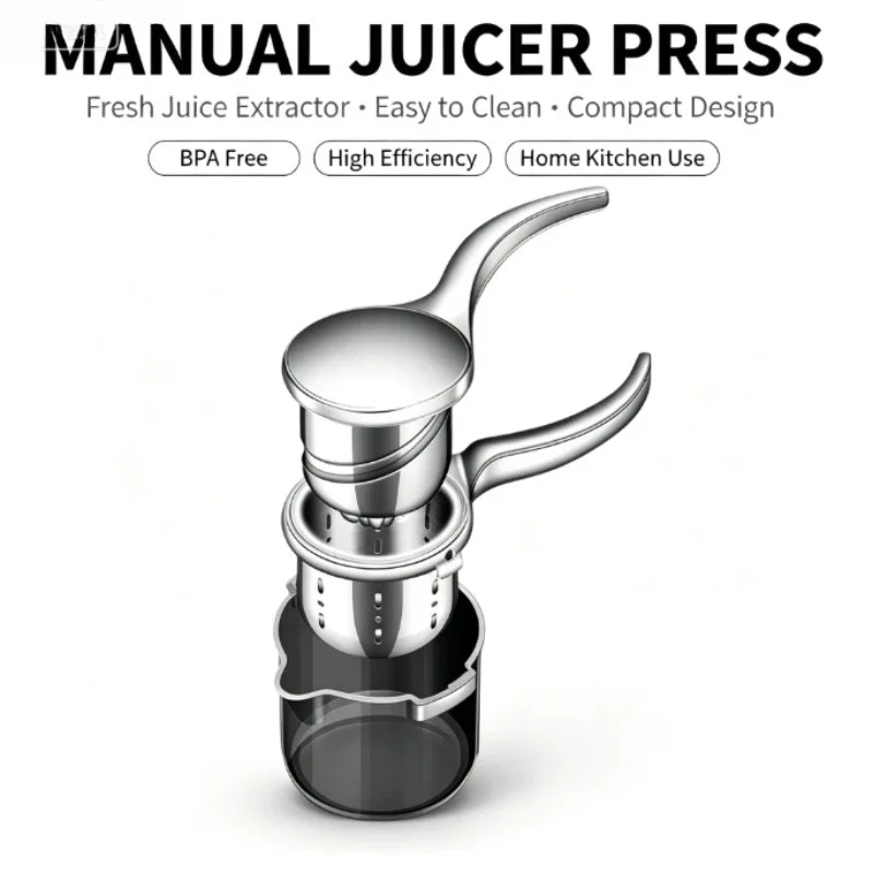 For 316 Stainless Steel Manual Juicer Lemon Fruit Squeezer Pomegranate Press Juice Extractor