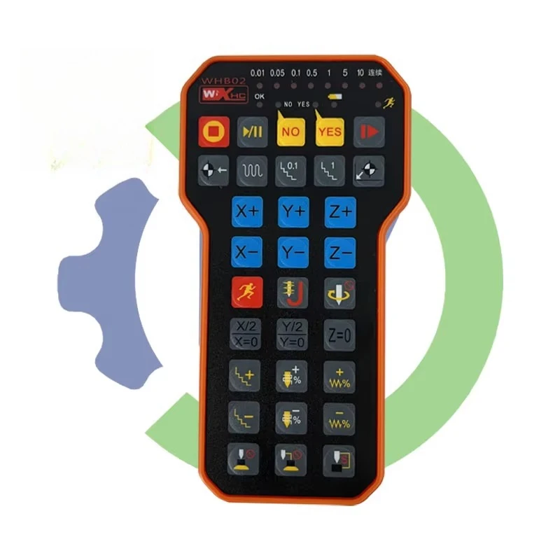 WHB02 3‑Axis Wireless CNC Handwheel Pendant, USB Wireless Remote MPG Controller Compatible with NC‑Studio CNC Router Engraver