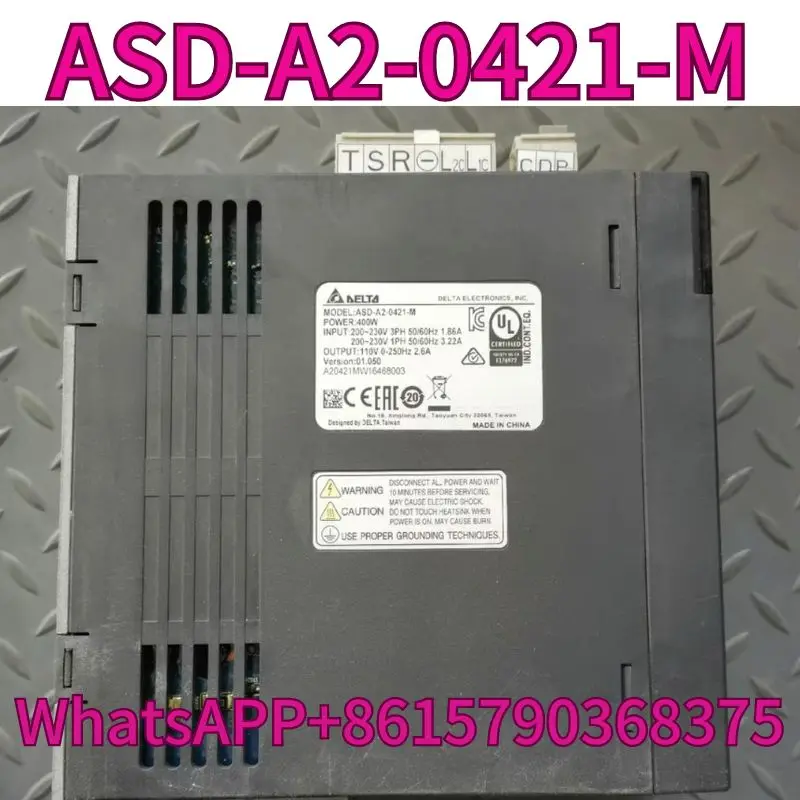 Imagem -03 - Servo Motorista Usado Asd-a20421-m 400w