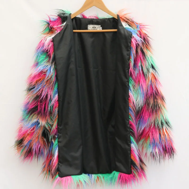 Abrigo de piel de alta calidad, abrigo de piel de zorro de imitación, nuevo temperamento de invierno, lana de playa de imitación, abrigo de piel para mujer H610