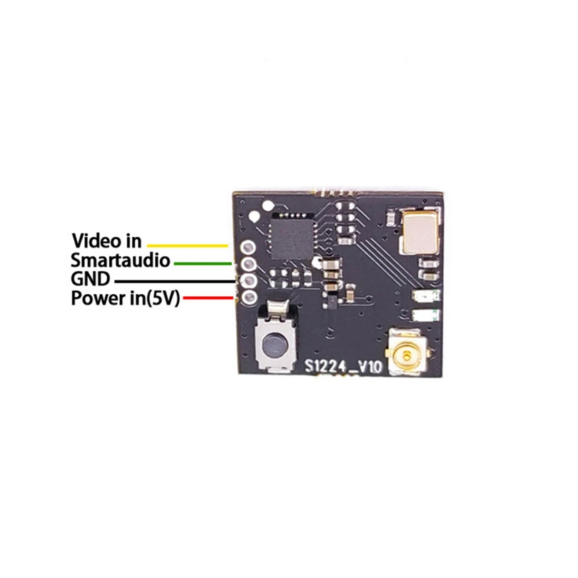 جهاز إرسال FPV قابل للتعديل ، مُحوّل لطائرة بدون طيار بتحكم عن بعد ، جزء ذاتي الصنع متعدد الدوارات ، VTX صغير ، G ، 48CH ، 50mW ، 25mW ، mW ، mW ، mW