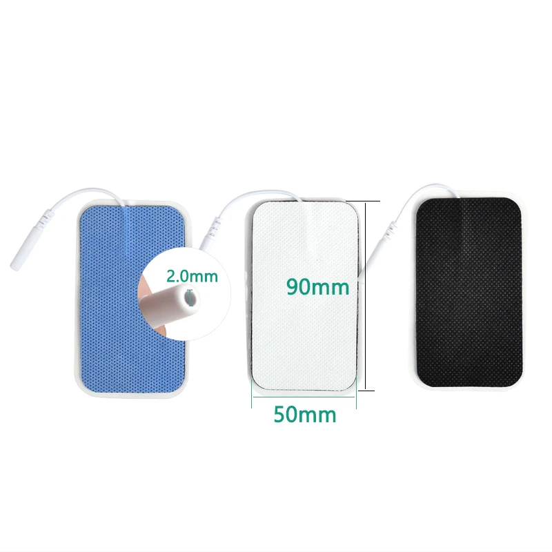 50/100pcs 5x9cm Tens Electrode Pads Physiotherapy Accessories EMS Muscle Stimulator Patch Replacement Pads Body Massager