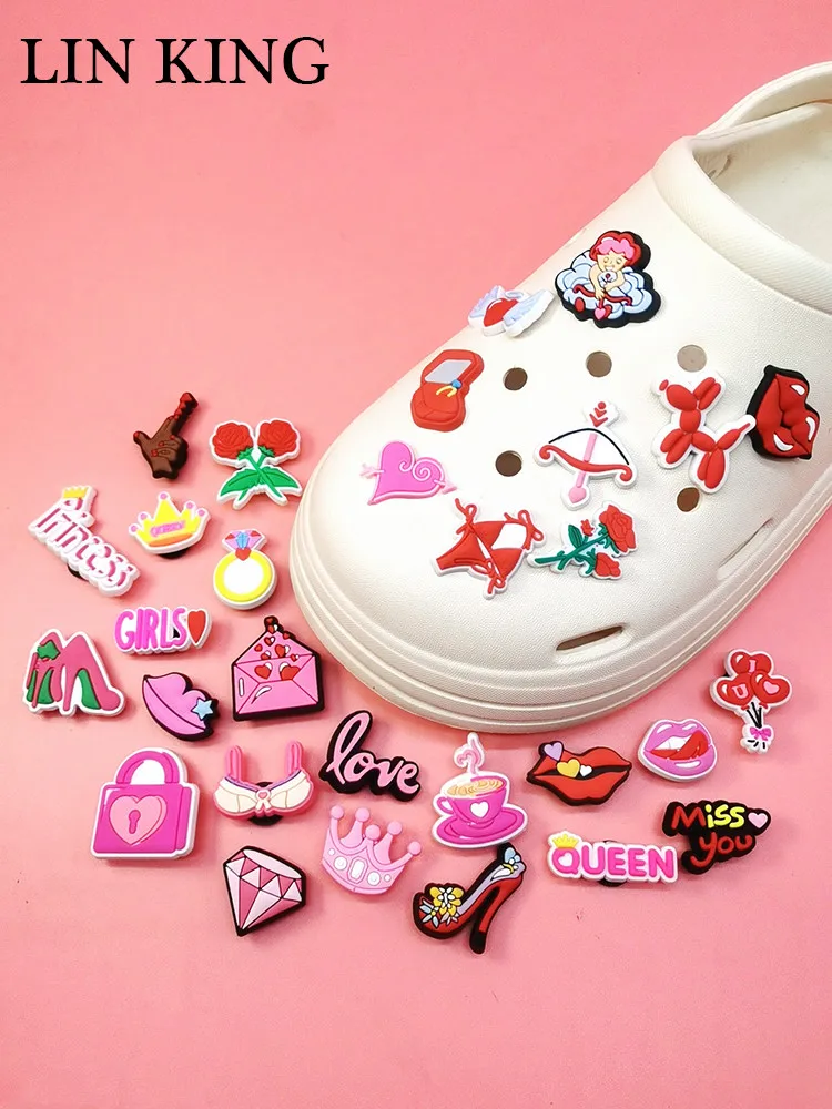 God Of Love PVC Shoe Charms Colorful Diy Buckle Decoration Funny Clog Shoe Clip Ornaments Women Pin Accessories Adult Kids Gifts