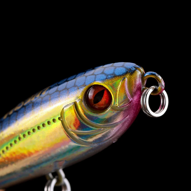 Three Claw Hoke Simulated Lure Sharp Mouthed Perch Fish Sea Bass Bait Built in Sound Bead 1pcs Fishing Lure Set Fishing