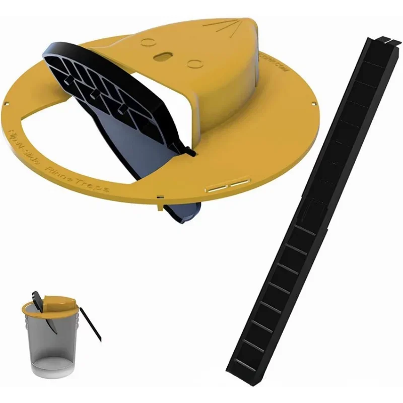 دلو مصيدة ماسك فأر ذكي ، إعادة ضبط تلقائية ، قلاب ، غطاء منزلق ، بعد اصطياد الفئران