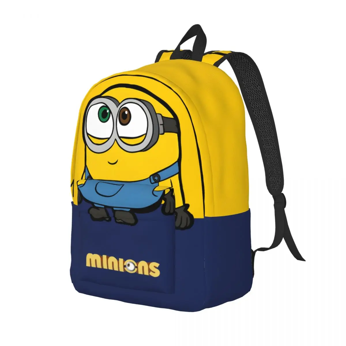 Minion Bob Kindergarten Bag Despicable Me Minions High School Students Personalised Campus For Gifts Zipper Closure Laptop Bag