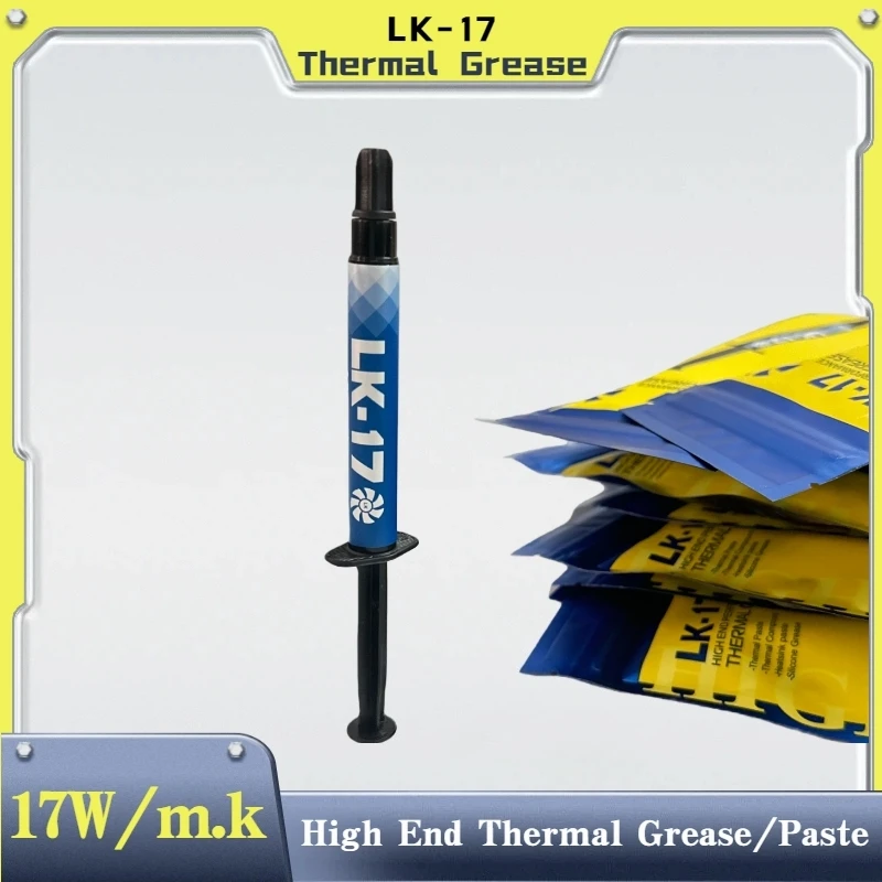 Cooling Silicone LK-17 Thermal Paste Silicone Grease 17W/M-K Used for Cpu/Gpu/Chip/Play Satation/Notebook