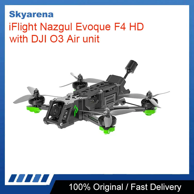 

iFlight Nazgul Evoque F4 HD 6S FPV Drone BNF F4X F4D（Squashed-X or DC Geometry）with GPS module/ O3 Air Unit for FPV