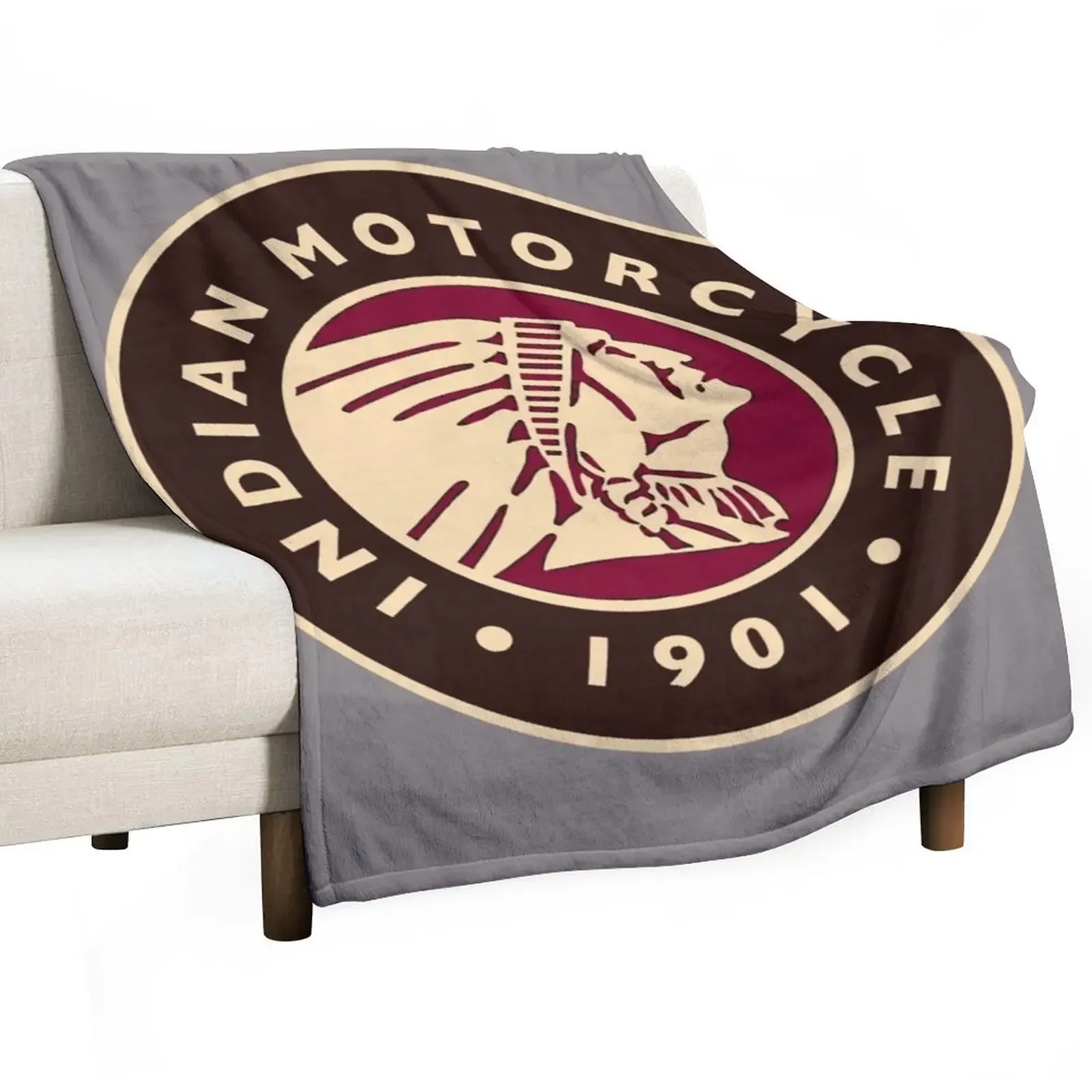 

Vintage Moto Racings Are Forever Throw Blanket Hairy Large Luxury Designer Blankets