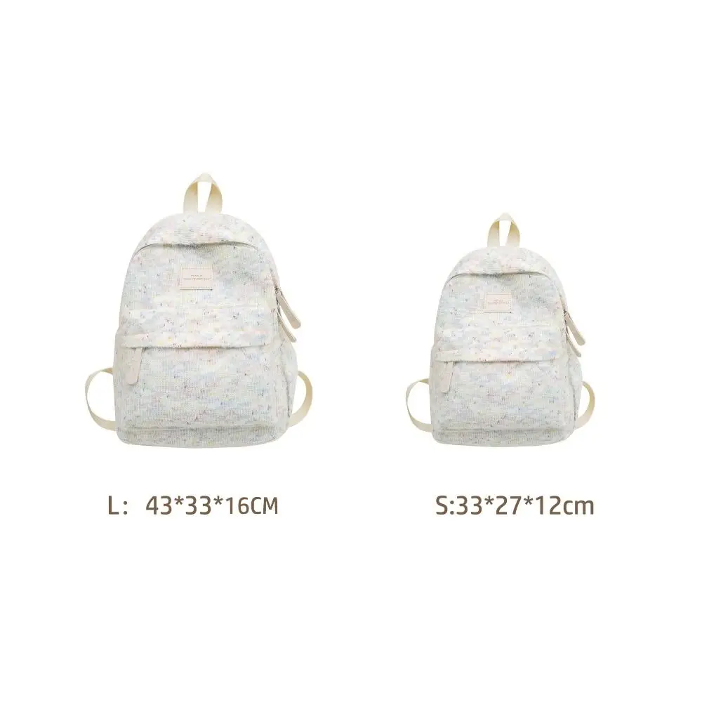 Cute Color Gradient School Backpack Large Capacity All-match Shoulder Rucksack School Accessory Shoulders Bag for Girls Outdoor