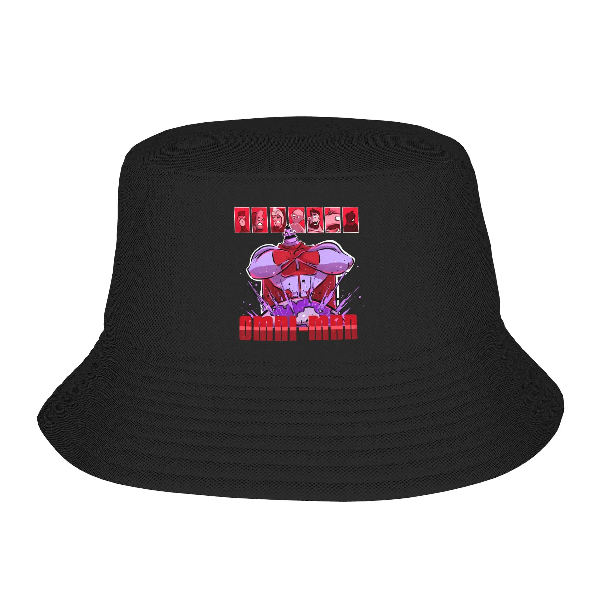 Omniman Invincible Bucket Hats Vocation Getaway Headwear Accessories  Fisherman Cap for Woman Irish Country Hat Lightweight