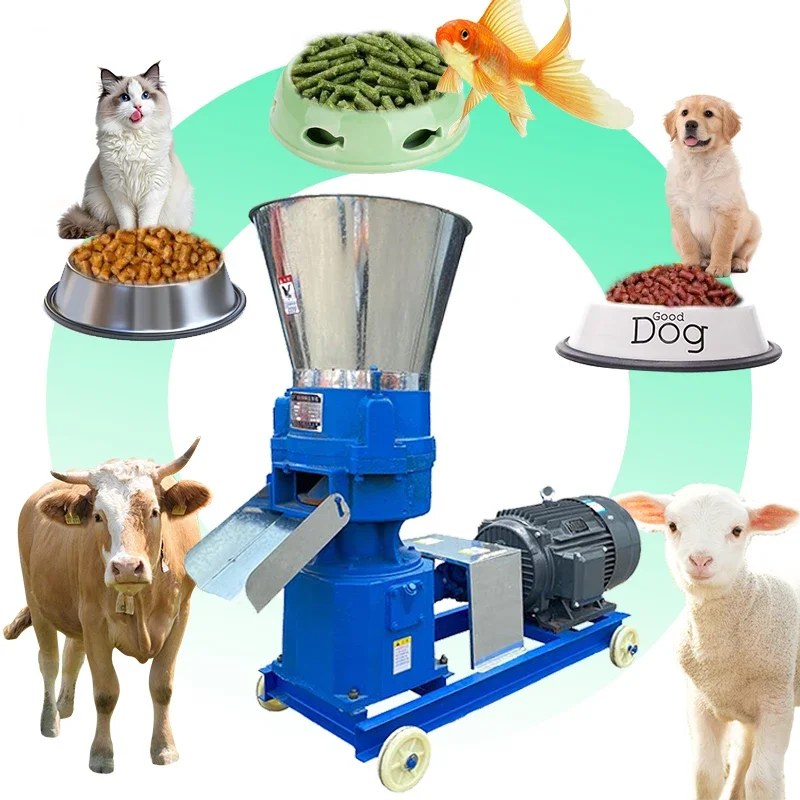 Livestock Feed Pellet Machine For Africa Farm Use Fully Automatic High Efficiency Capacity 1600kg/h