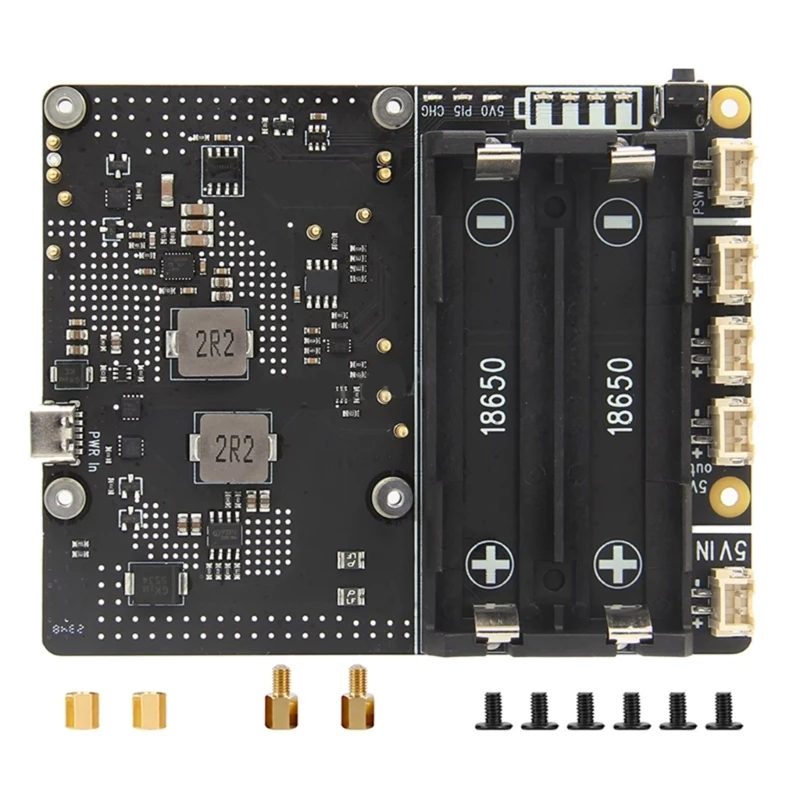 

X1201 Модуль расширения источника питания ИБП для RPi 5 с быстрой зарядкой