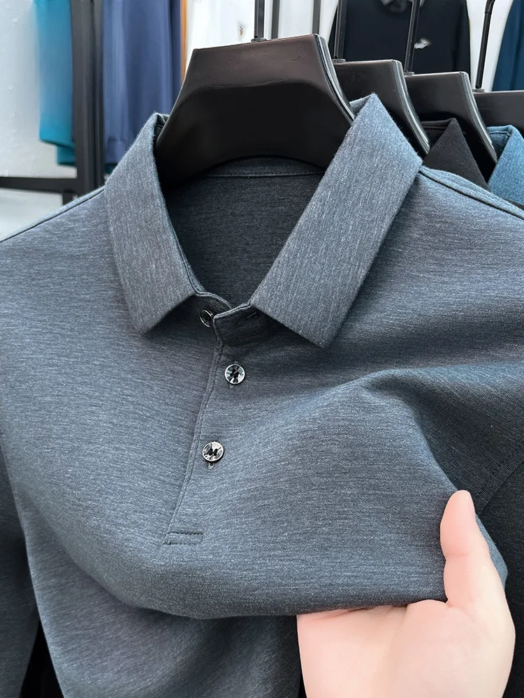 

Мужская длинная шерстяная куртка Lormen класса люкс, повседневная, с отложным воротником, однотонная, для бизнеса и отдыха, весна-осень