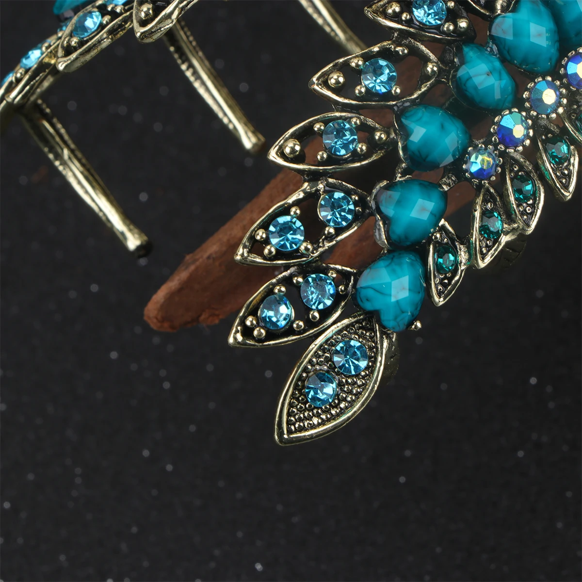 

1pc Retro Hair Durable Rhinestone Grip Clip Stylish Ponytail Clip For Girls Women Fashion Hair Accessories Blue Birthday Gift