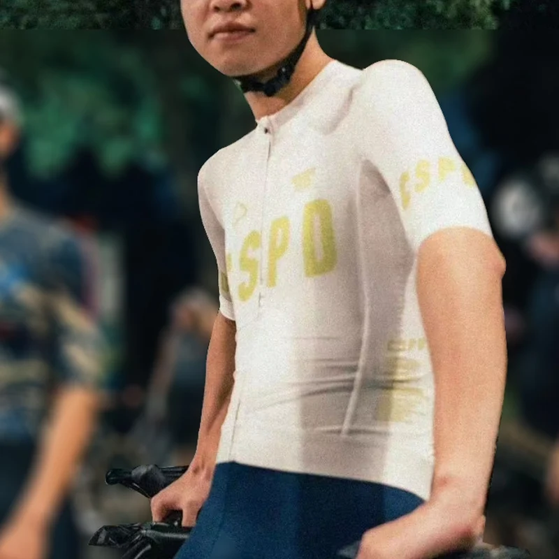

CSPD-Short Sleeve Cycling Clothing for Men, Pro Team, Lightweight Road Bike Jersey,Bicycle Clothing, Aero Cycling Jersey