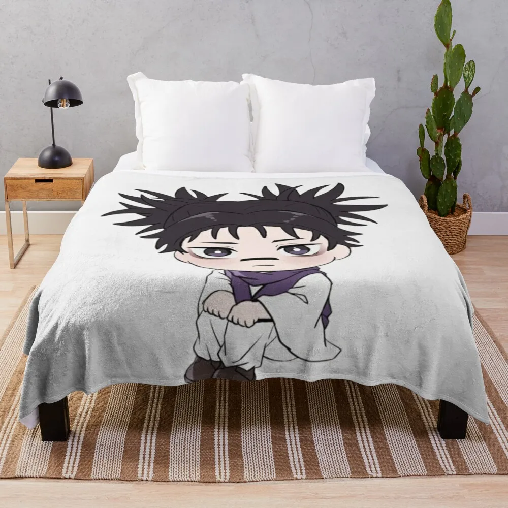 choso Throw Blanket Cute Plaid Custom Blankets