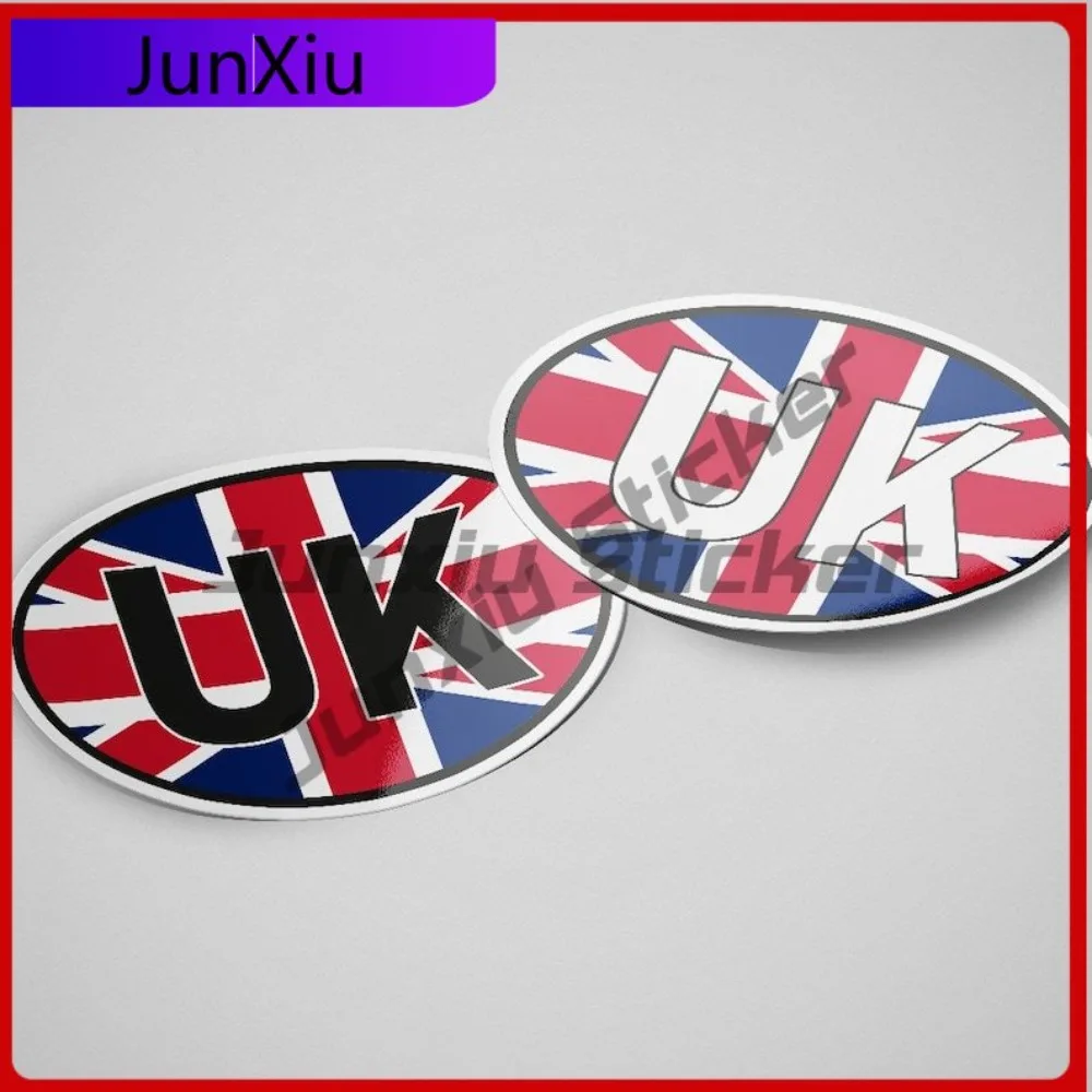 

United Kingdom UK Sticker Oval Flag Waterproof Decals Funny Campers Car Windows Scratch Resistant Anti UV Car Styling Vehicle