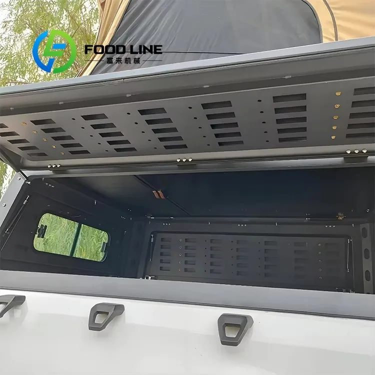 Slide On Truck Camper Lightweight Pop Up Demountable Mini Compact Size Designed For Half-Ton Pickup Weekend Short Camping Travel view 6