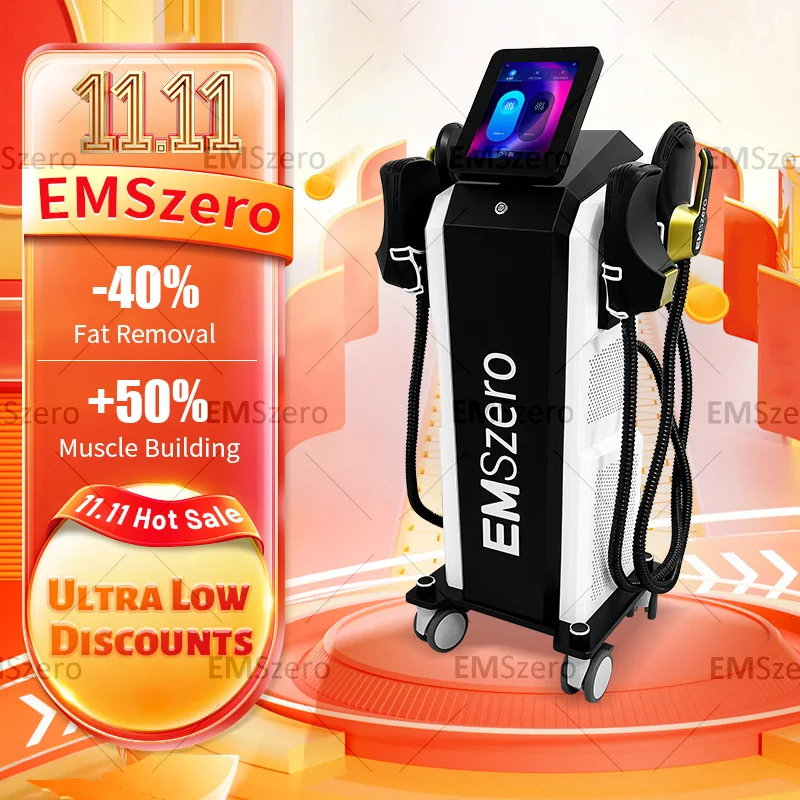 EMSzero Body Sculpting Machine Shaping 6500W 200hz EMS Radio Frequency RF Muscle Stimulator Device