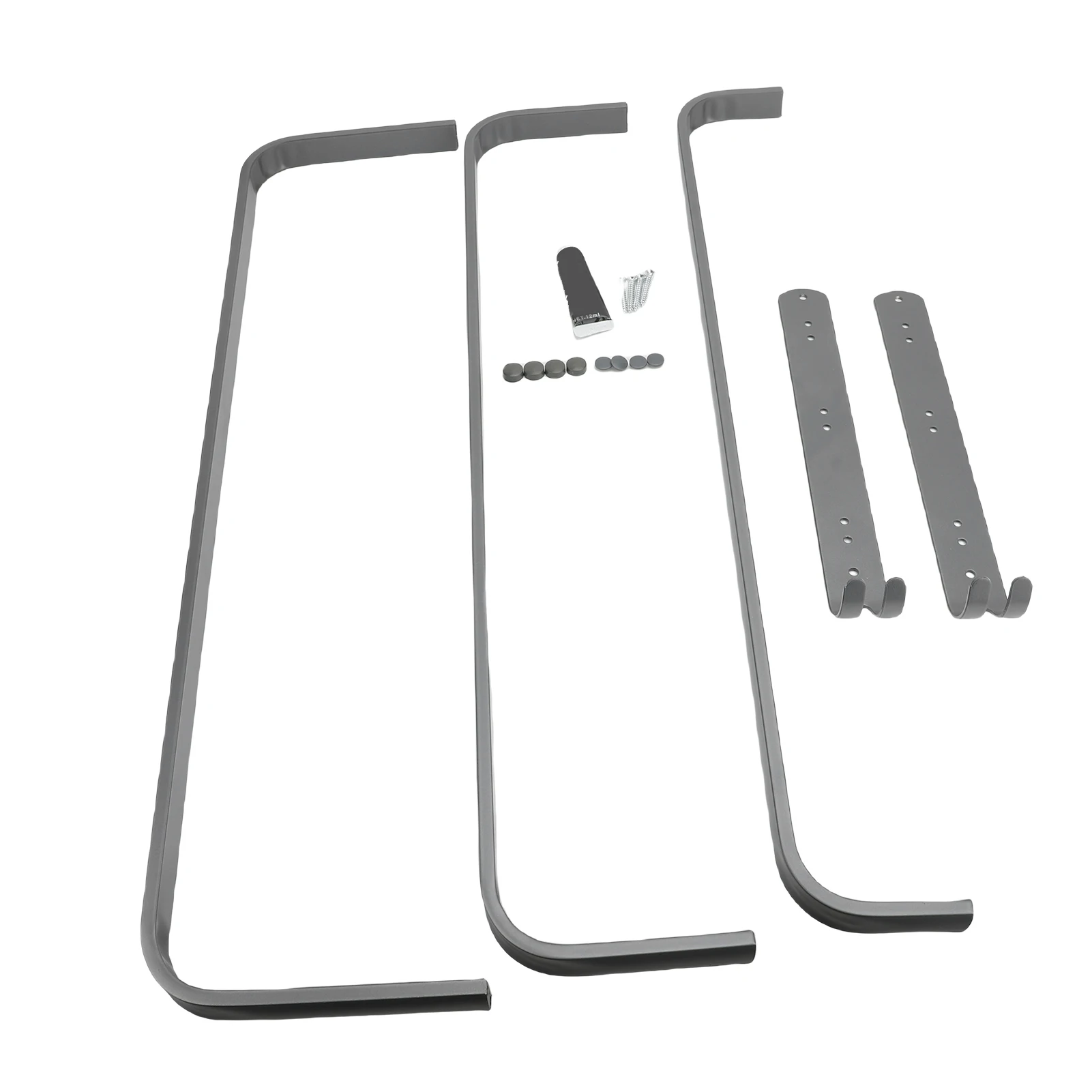 Wall Mounted Towel Rack Organizer Smoother Corner Easy Installation 3 Tier Towel Rod Enhanced Ventilation 60CM for Kitchen