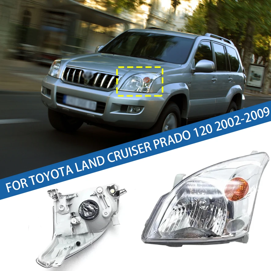 

Left or Right Side For Toyota Land Cruiser Prado 120 2002-2009 Headlight driving lamp DRL running light