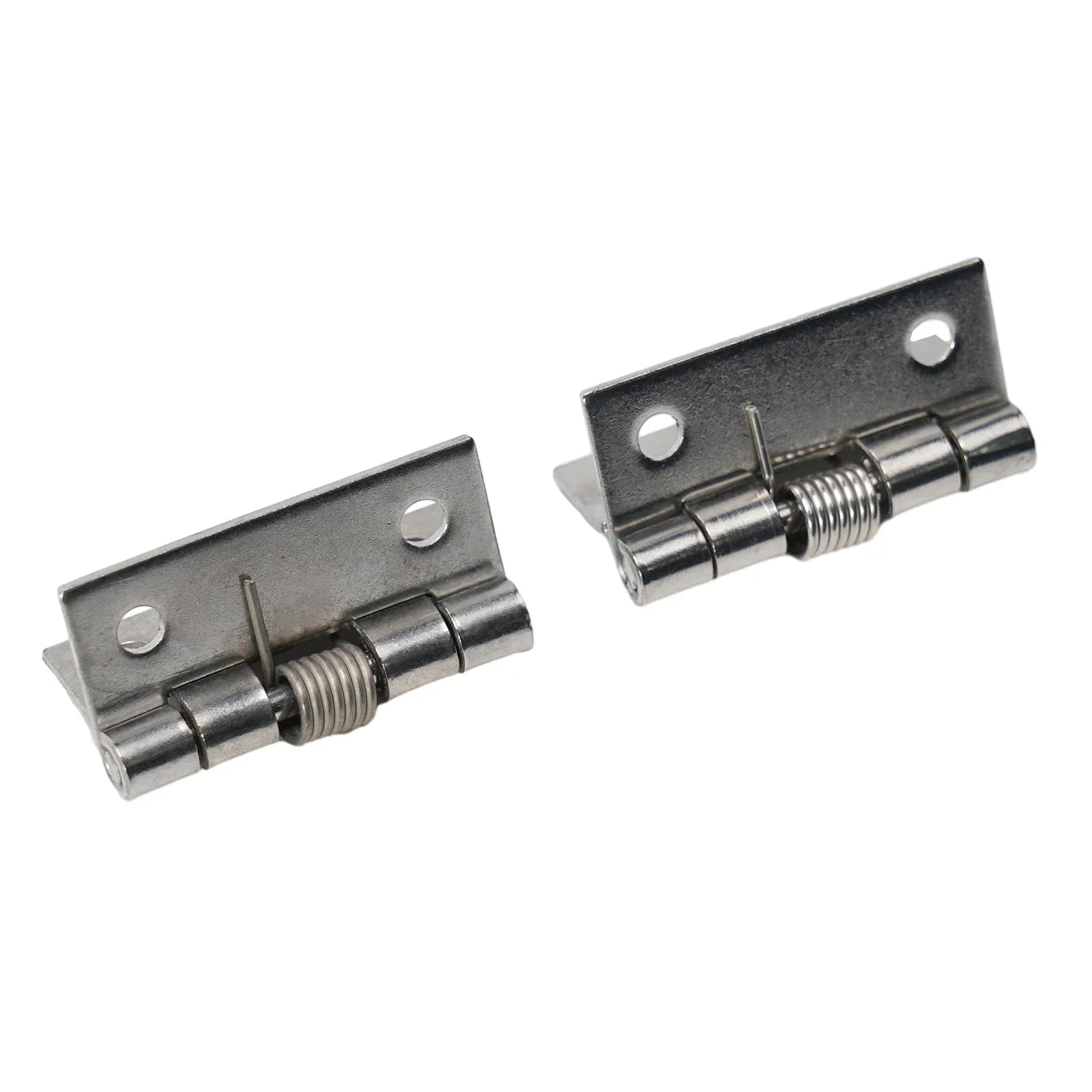 2 PCS Self Closing Door Hinge Spring Hinges 304 Stainless Steel 1/1.5/2/2.5/3/4 Inch Spring Hinge Furniture Hinges Parts