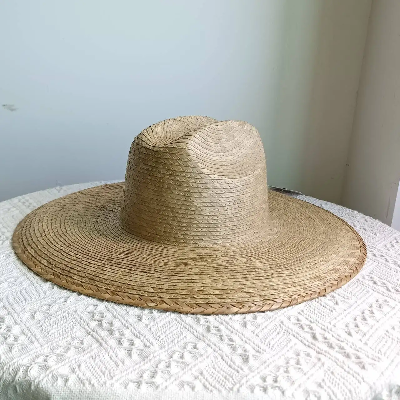 Raffia straw hat women's bohemian straw hat women's vacation sun hat beach summer vacation jazz hat Panama sun hat