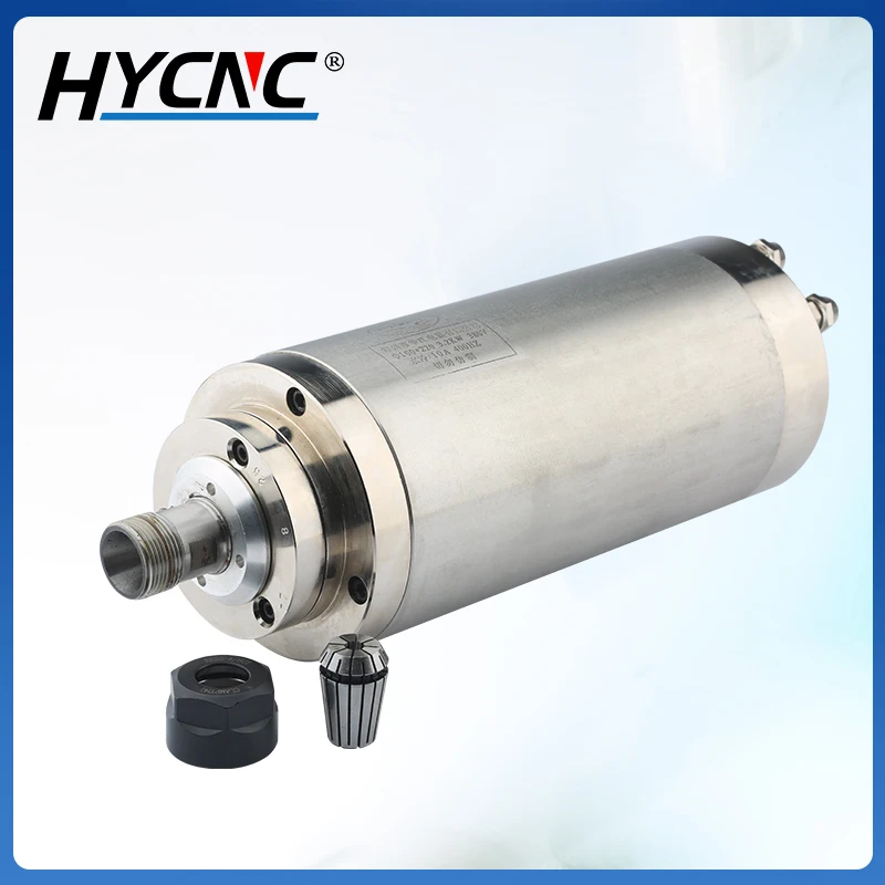 3.2KW Water-Cooled Spindle Electric ER20 Chuck 220V 380V Diameter 100MM 4 Bearing For CNC Router Engraving Milling Machine